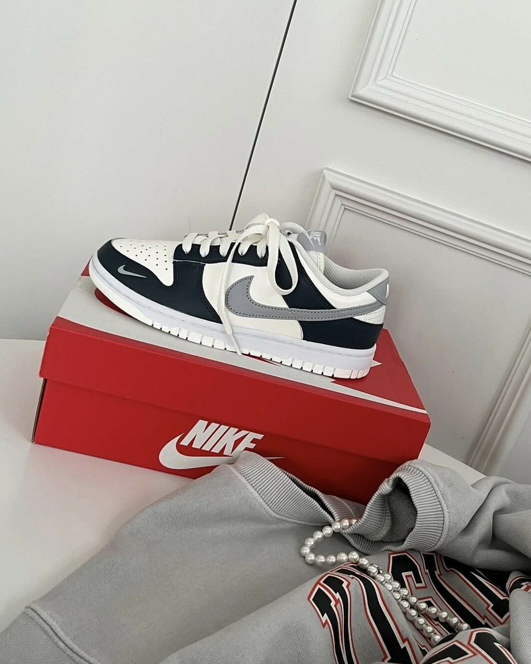 <快速出貨> NIKE Dunk Low "Armory Navy" 湛藍刺繡小勾