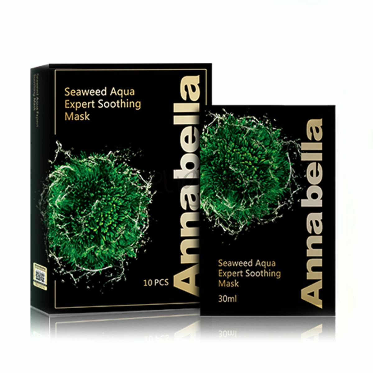 Anna bella - 安娜貝拉 黑金海藻舒緩面膜10片 （平行進口）