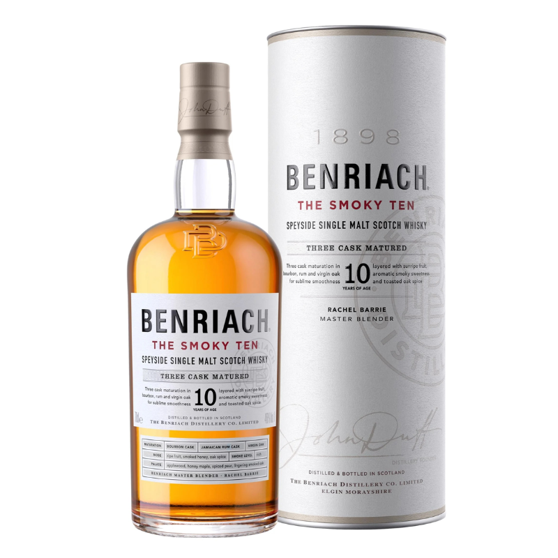 The BenRiach 10 Years Single Malt Scotch Whisky 700mL 46%