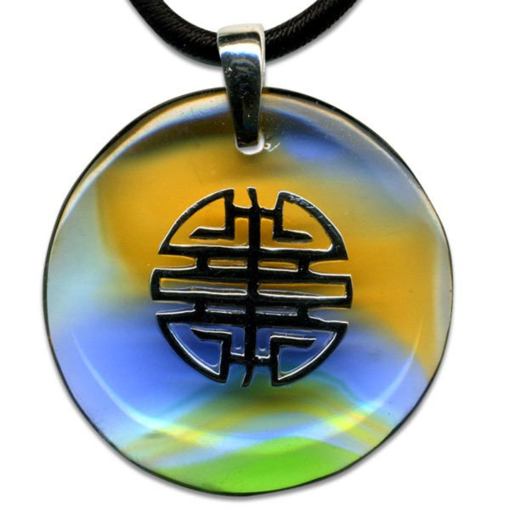 福壽圓滿銀飾項鍊 福祿壽喜吉祥如意開運納福