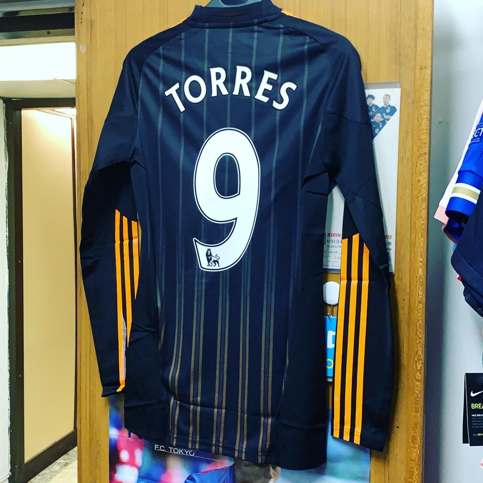 2010 Chelsea Player Issue L/S Third Away Shirt with 9 TORRES