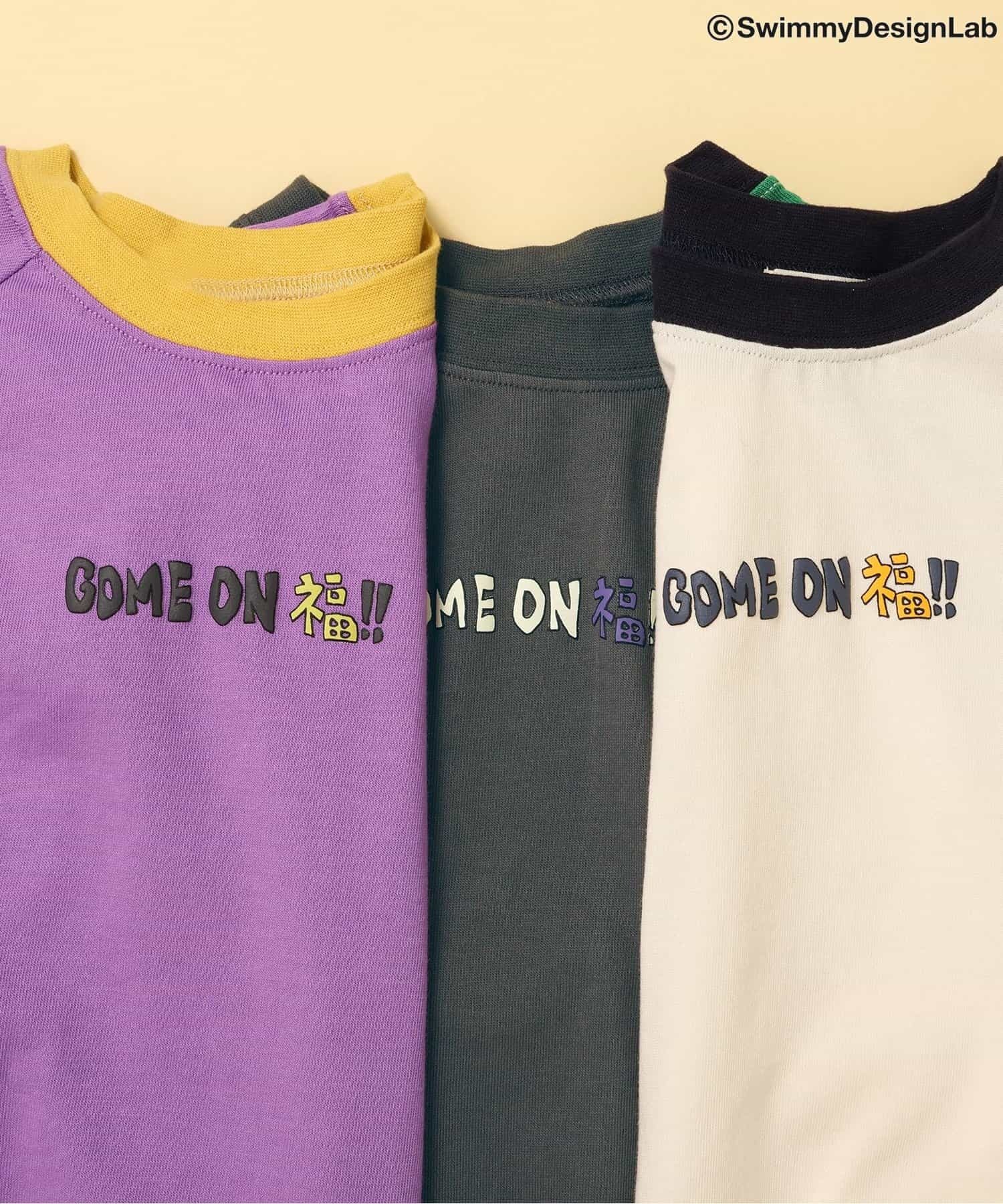 日本F.O.KIDS 可愛緣起物 天竺棉短袖上衣 (炭灰色，110跟140) R207055