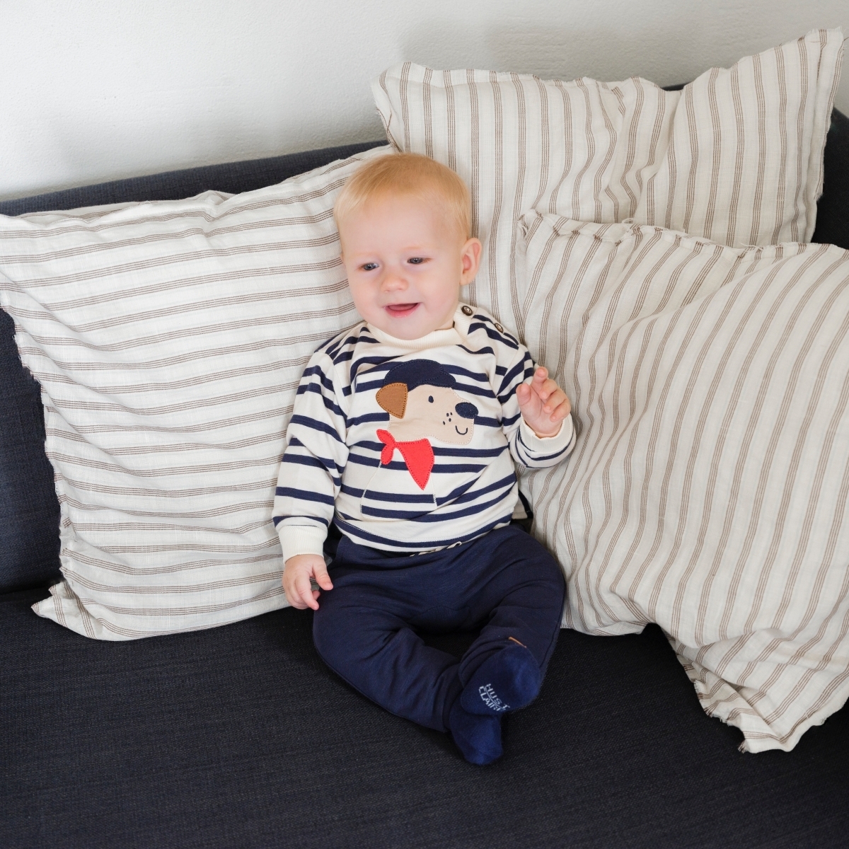 〖 Hust & Claire 〗條紋帥氣狗狗上衣