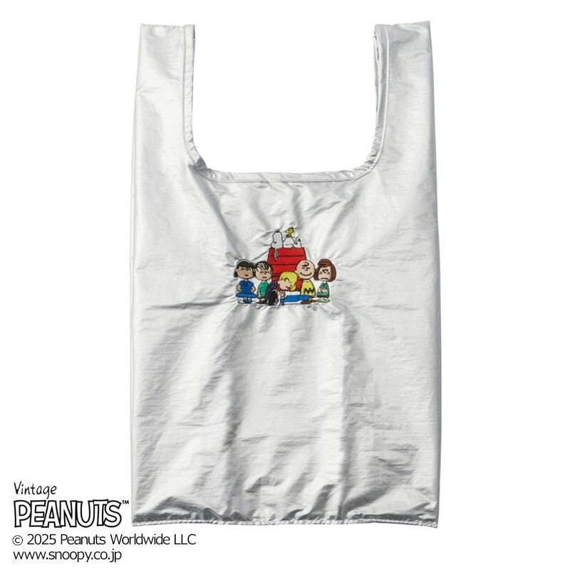 預購┃日本 史努比 SNOOPY 附掛繩 背帶 可收納 刺繡 環保袋 購物袋