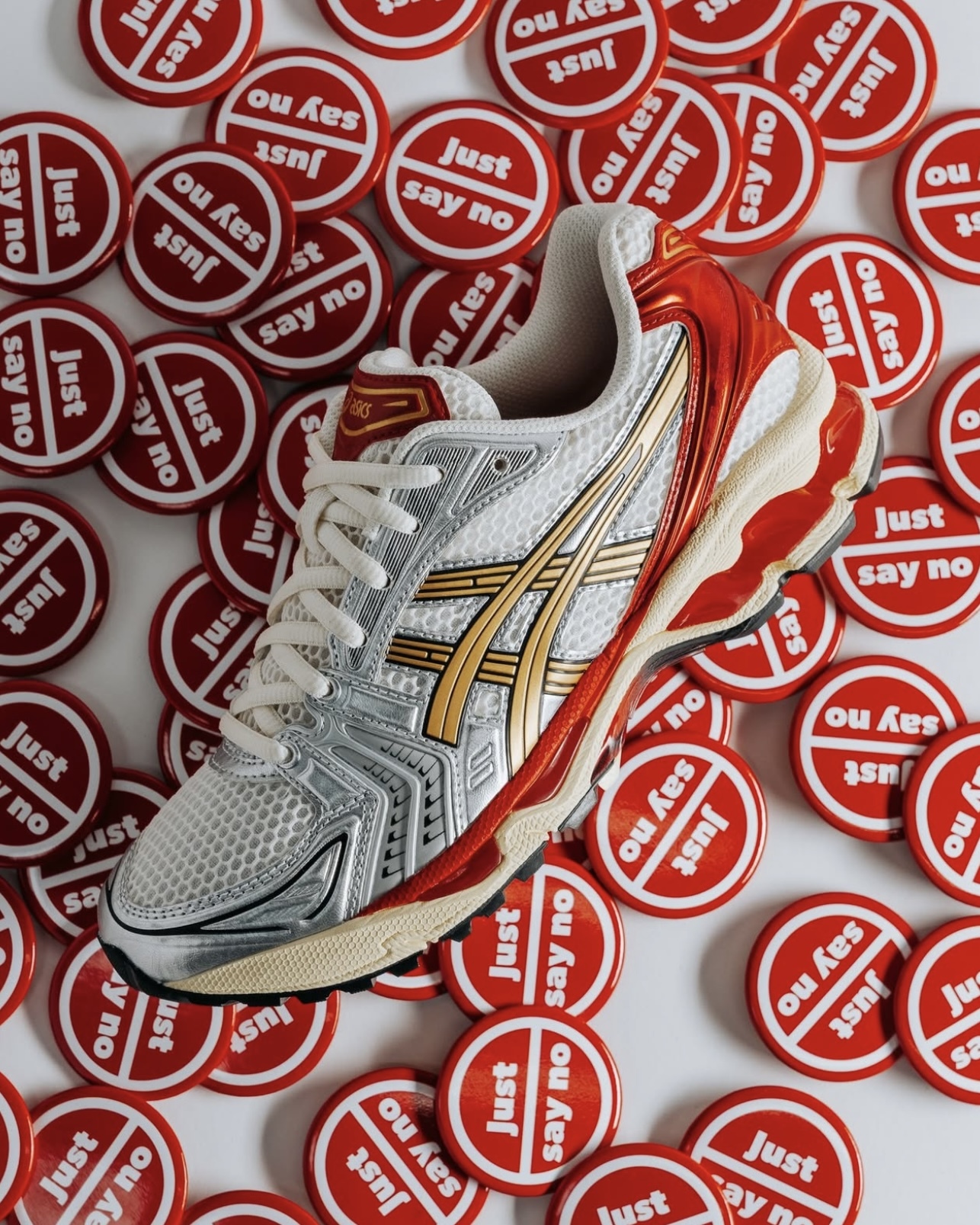 【Focus Store】預購 Sneaker Politics x Asics Gel-Kayano 14 "Just Say No" 銀紅 1203A692-100