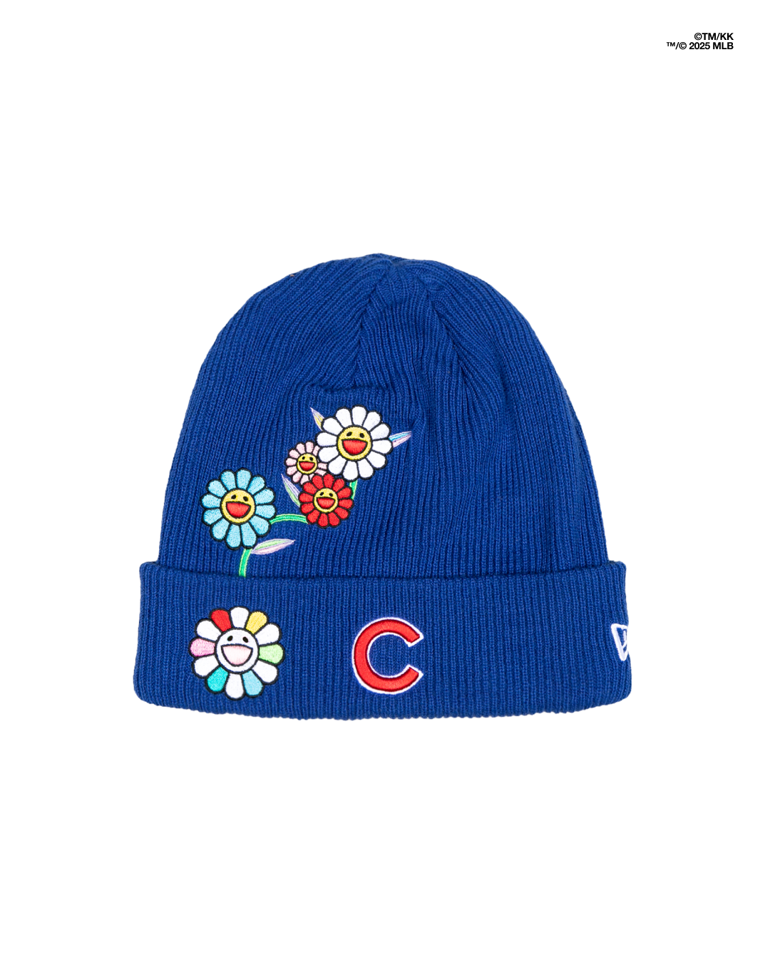 (現貨秒發)NEW ERA X 村上隆 X MLB 2025 世界巡迴賽 東京系列賽 New Era 6 Dart Cubs Cuff Beanie 小熊隊 毛帽