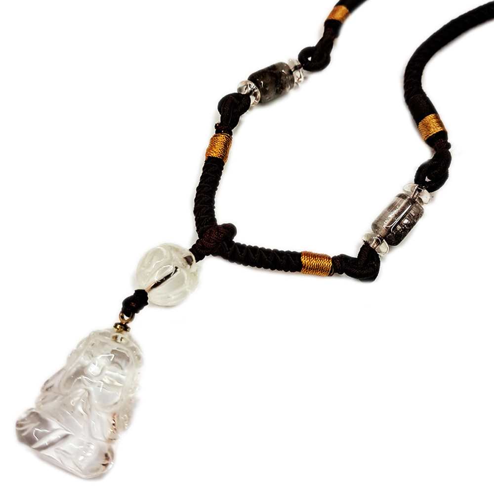 佛陀Q版{水晶}中國結短鍊【十方】154526