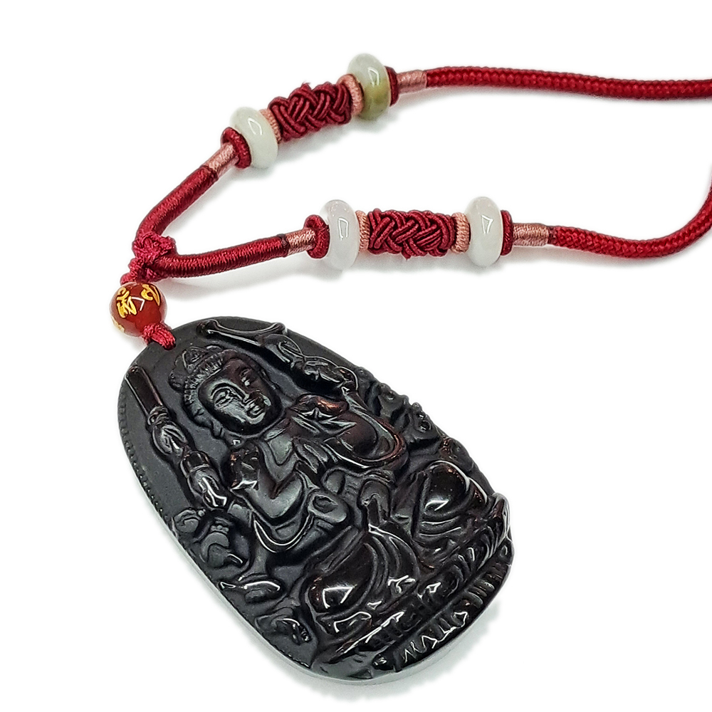 千手觀音{黑曜石}項中國結項鍊【十方】154534