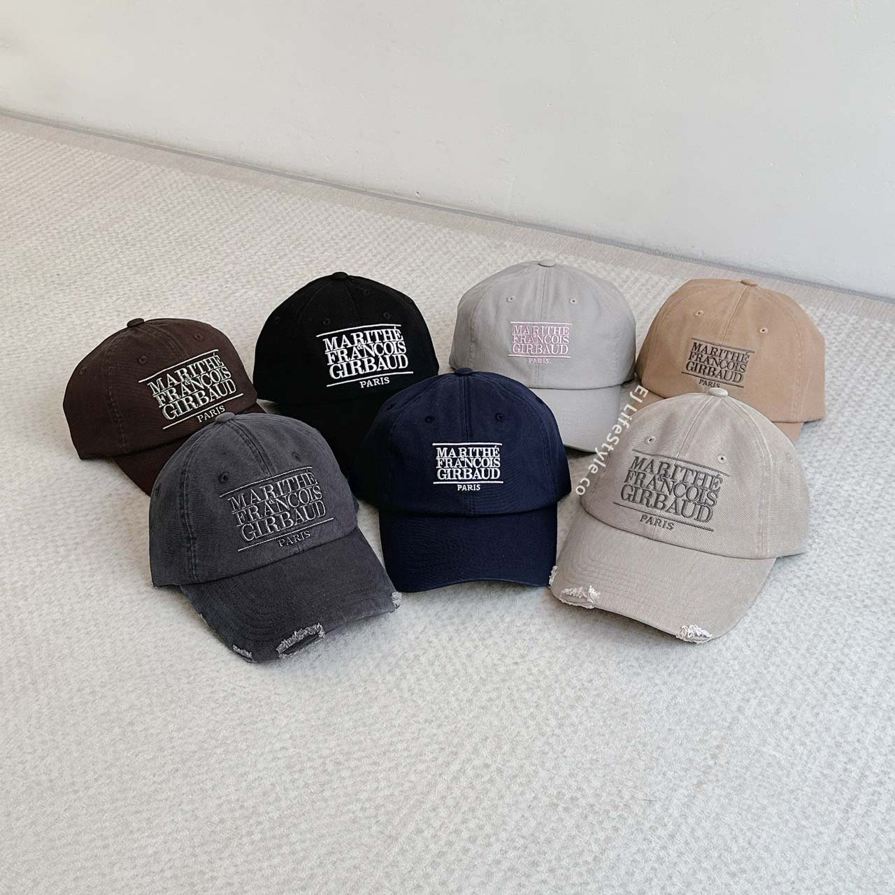 🇰🇷 MARITHÉ FRANCOIS GIRBAUD MFG 撞色 刺繡LOGO 老帽 棒球帽 高允貞代言品牌 / 現貨