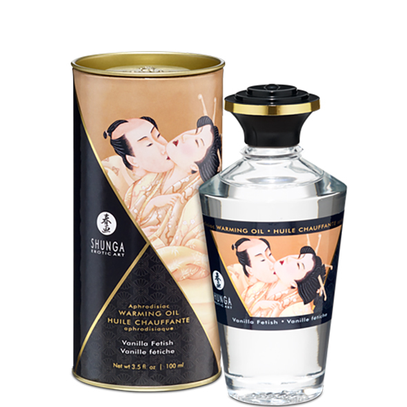 SHUNGA 香草 熱感按摩油 100ml