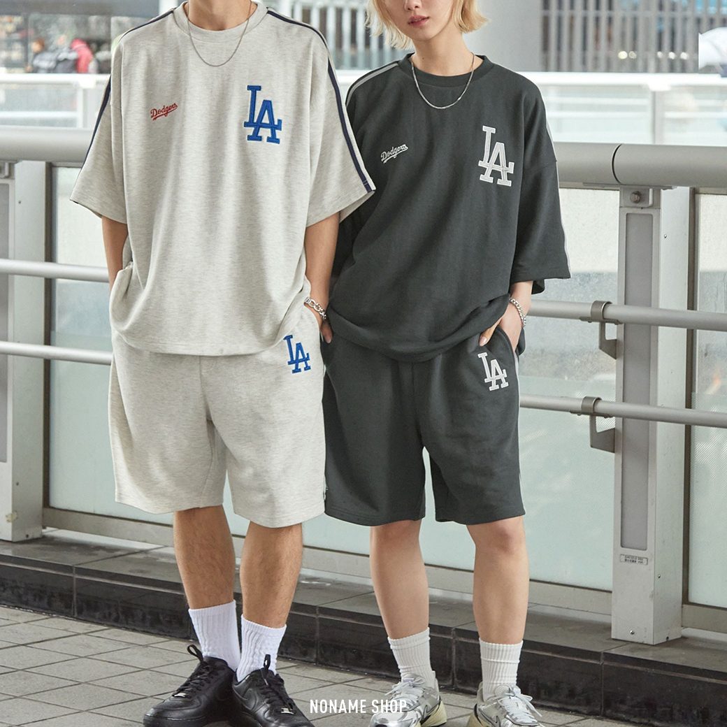 MLB 美國職棒大聯盟 棒球 短袖+短褲 套裝 (男款)