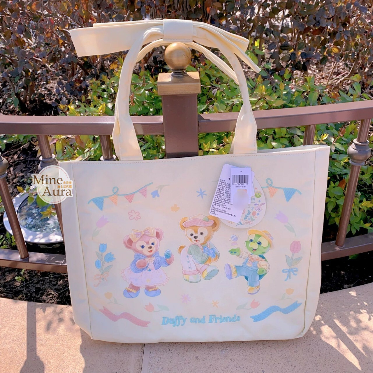 (限時特價) 2025 春日 達菲 Duffy 與好友們 圖案 手提包 托特包 斜背包 -上海迪士尼樂園