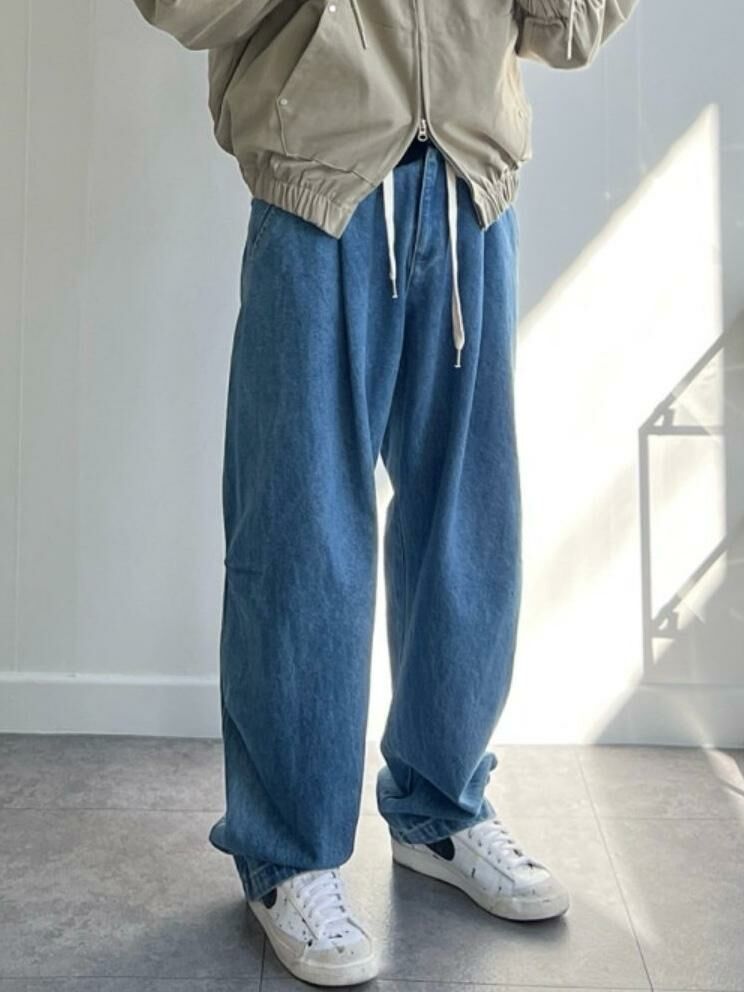 洗水鬆身牛仔褲 VOID-051P