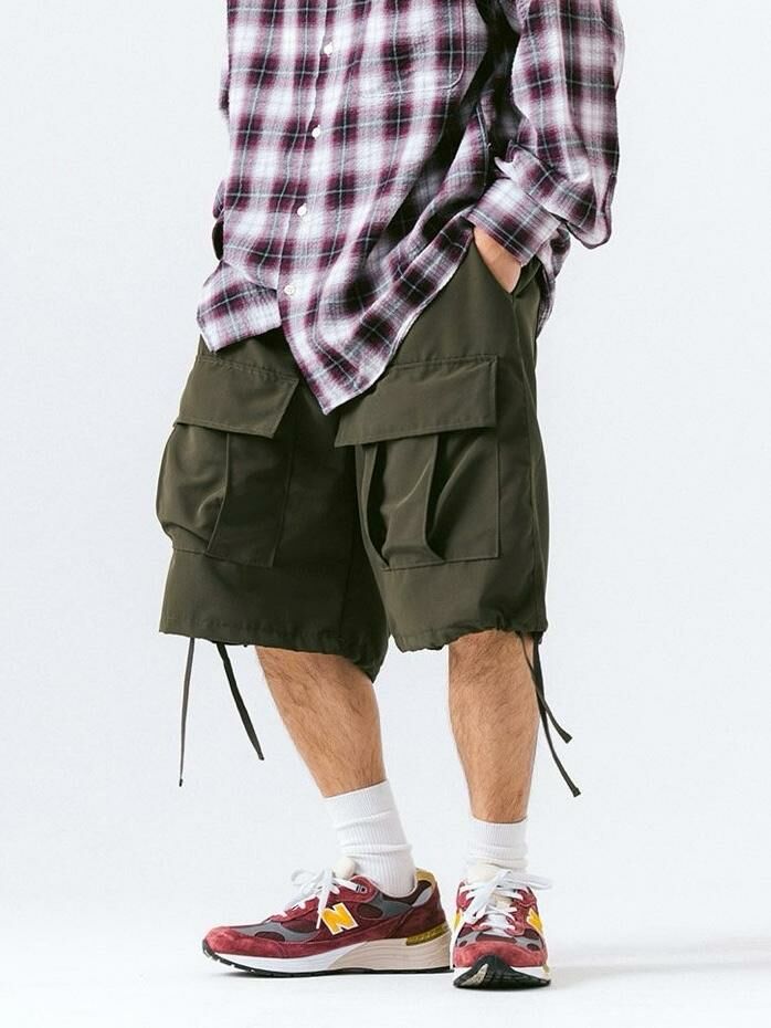 淨色工裝短褲 P2773