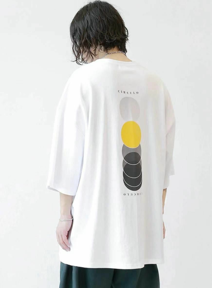 OverSize英文字圖案短袖Tee  UNSTANDARD-074T