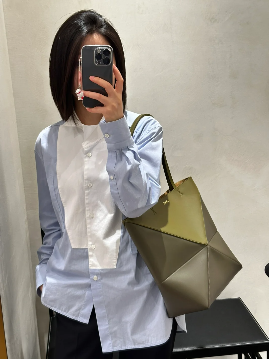 LOEWE Puzzle Fold Tote 光滑小牛皮