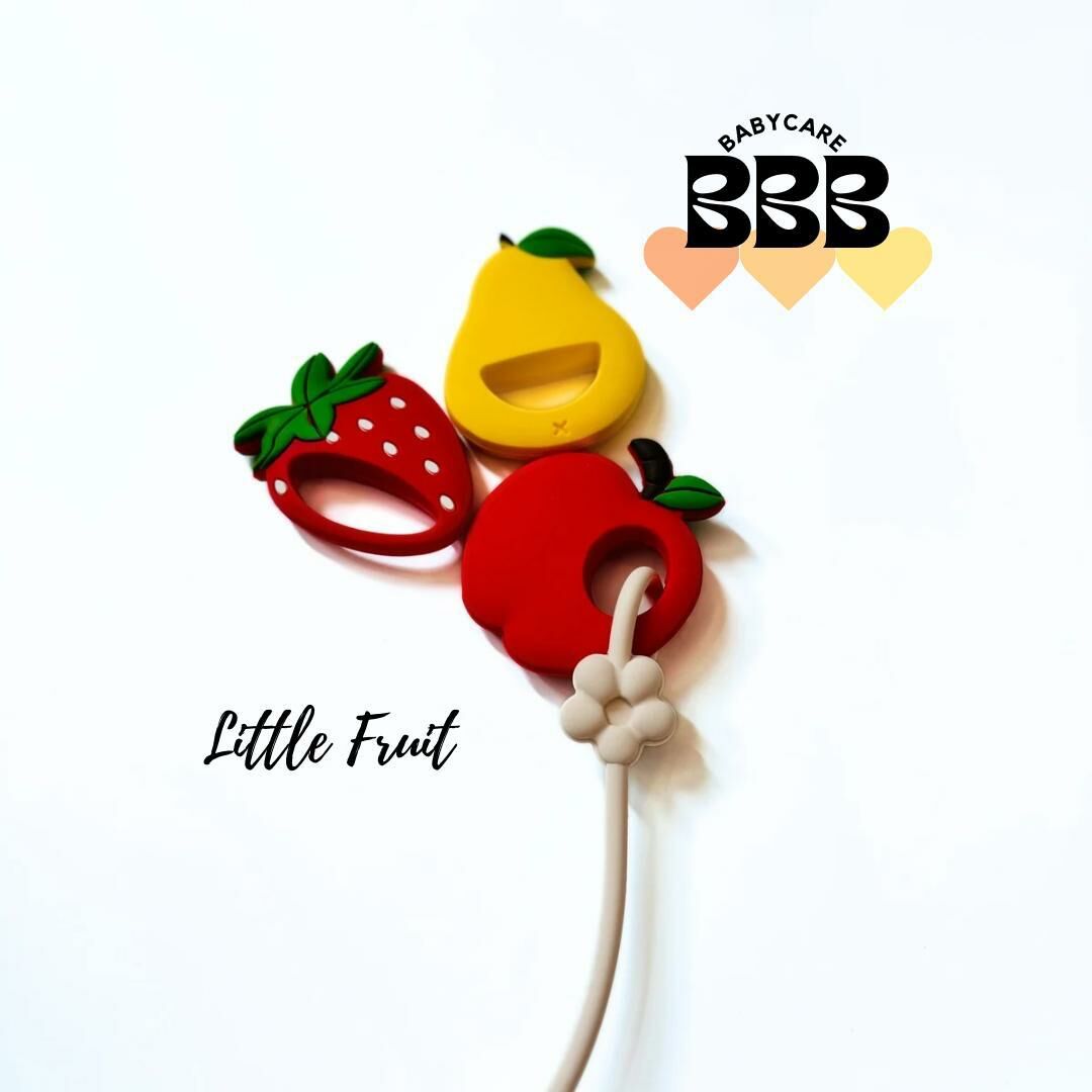 BBB_Babyacre 小水果矽膠牙膠套裝 (附BBB_Babycare 收納袋)