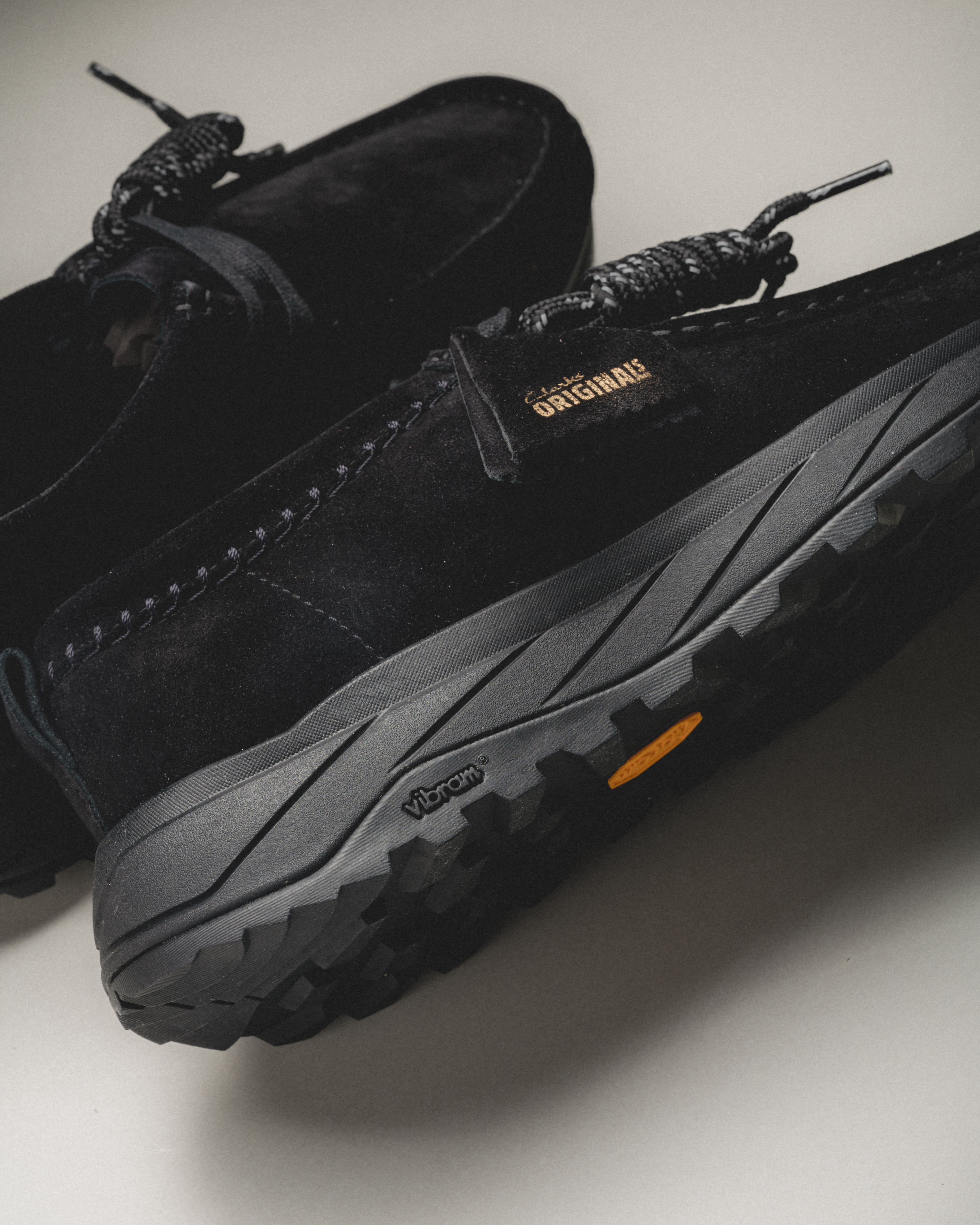 Clarks Originals Walla Eden Lo |Black Suede