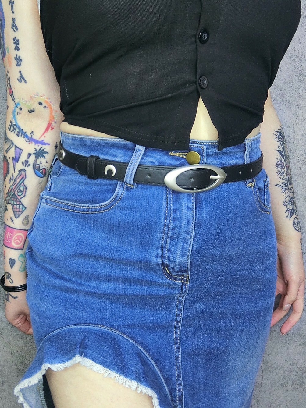 星星/月亮百搭小皮帶