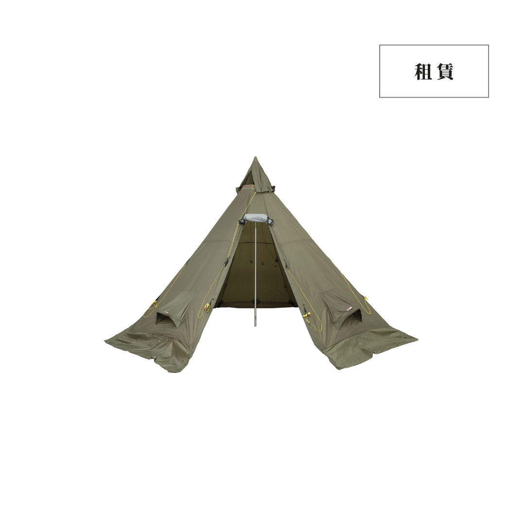 帳篷租賃｜Helsport｜Varanger 瓦朗厄爾-單峰帳8-10人-綠