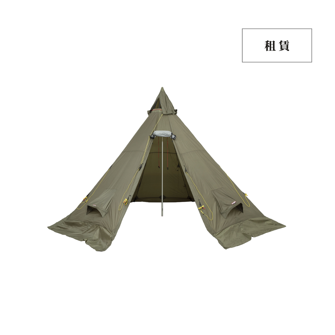 帳篷租賃｜Helsport｜Varanger 瓦朗厄爾-單峰帳12-14人-綠