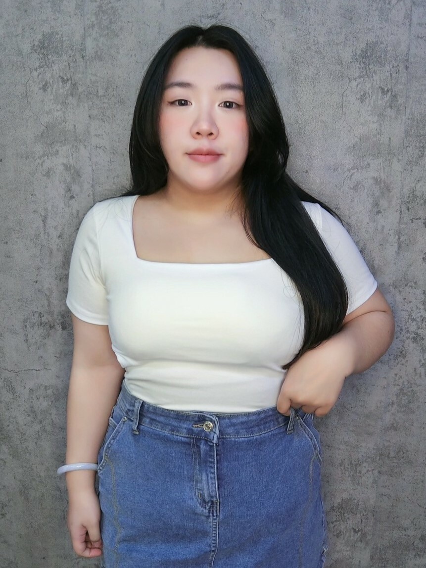 加大交叉美背方領BraTop