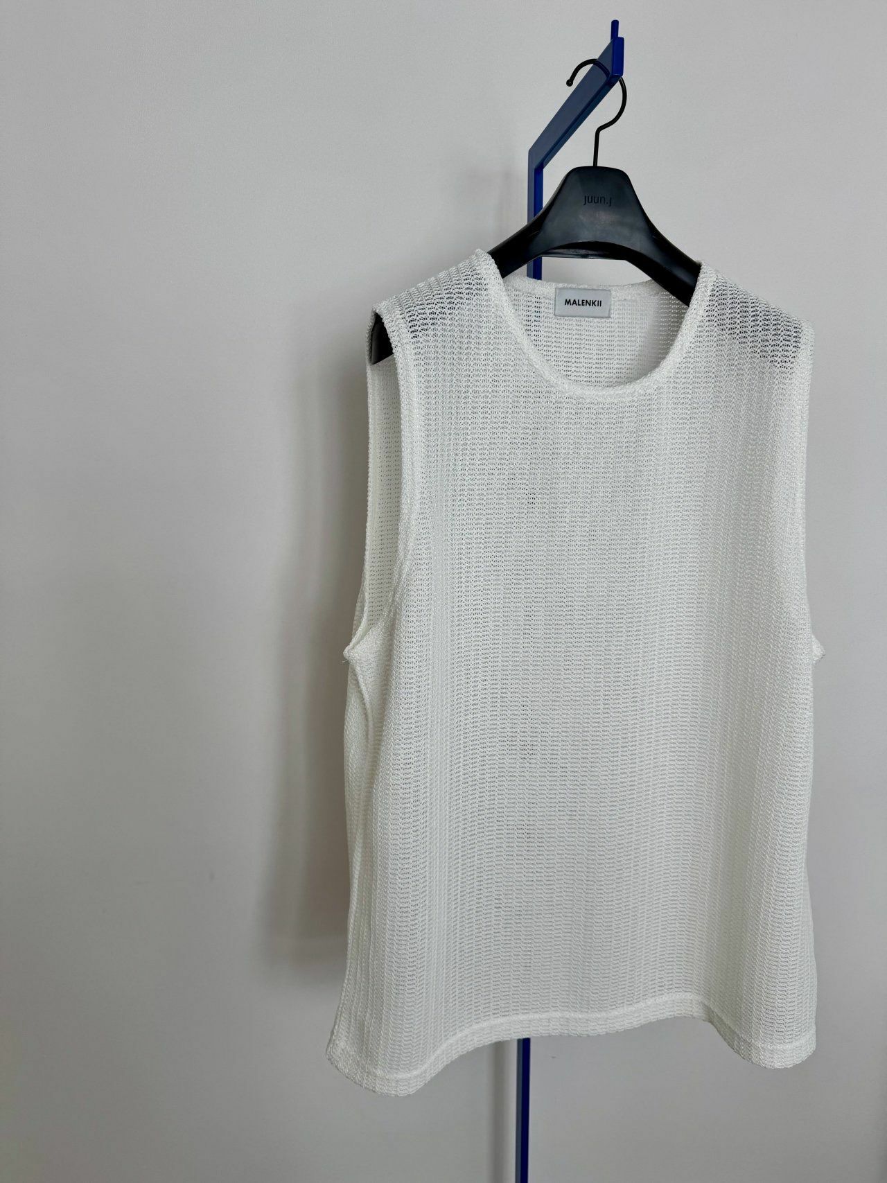 淨色網紋背心 MALENKII-139V