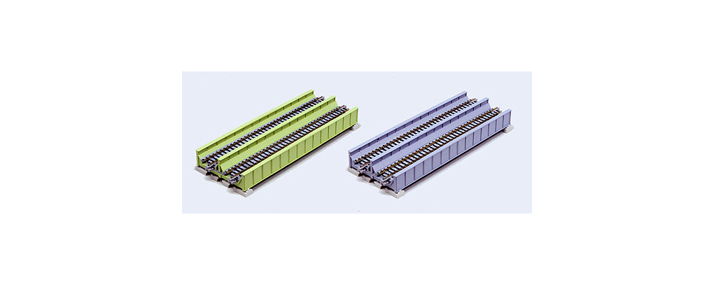 Kato 20-456 N Scale Double Plate Girder Bridge (Light Green)