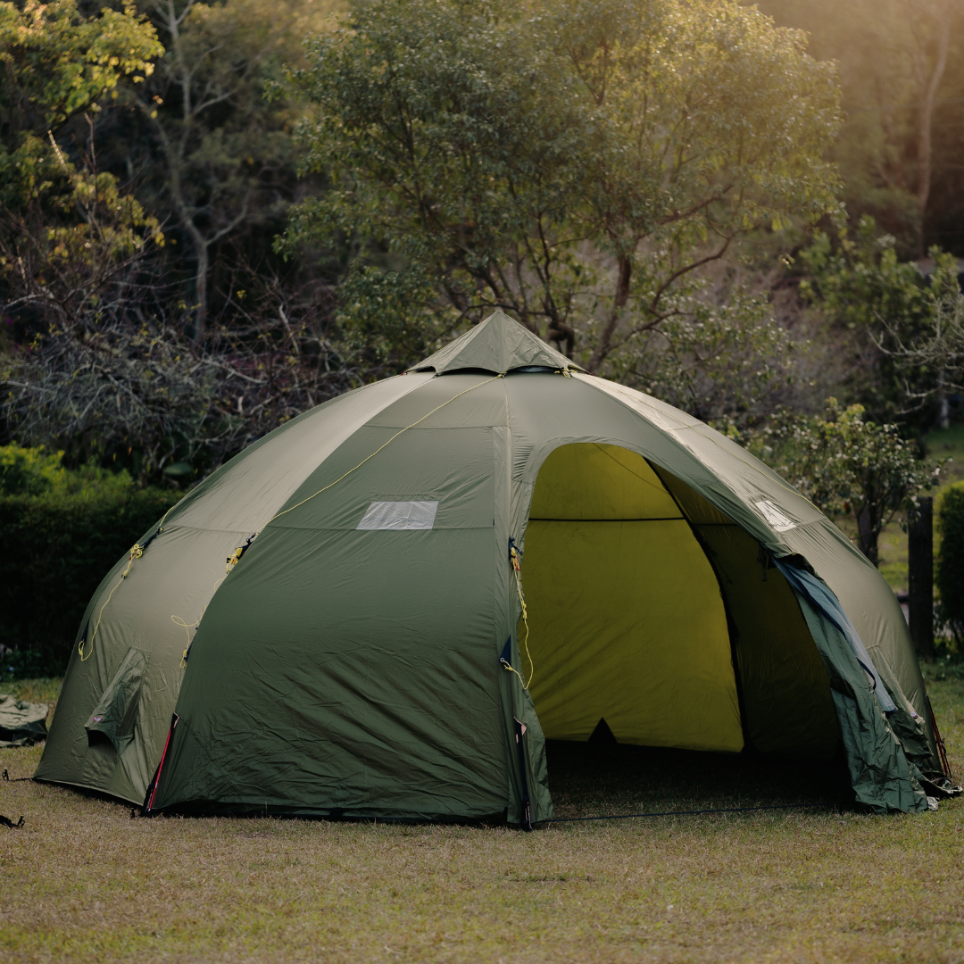 帳篷租賃｜Helsport｜Varanger Dome 瓦朗厄爾-球型洋蔥帳8-10人-綠