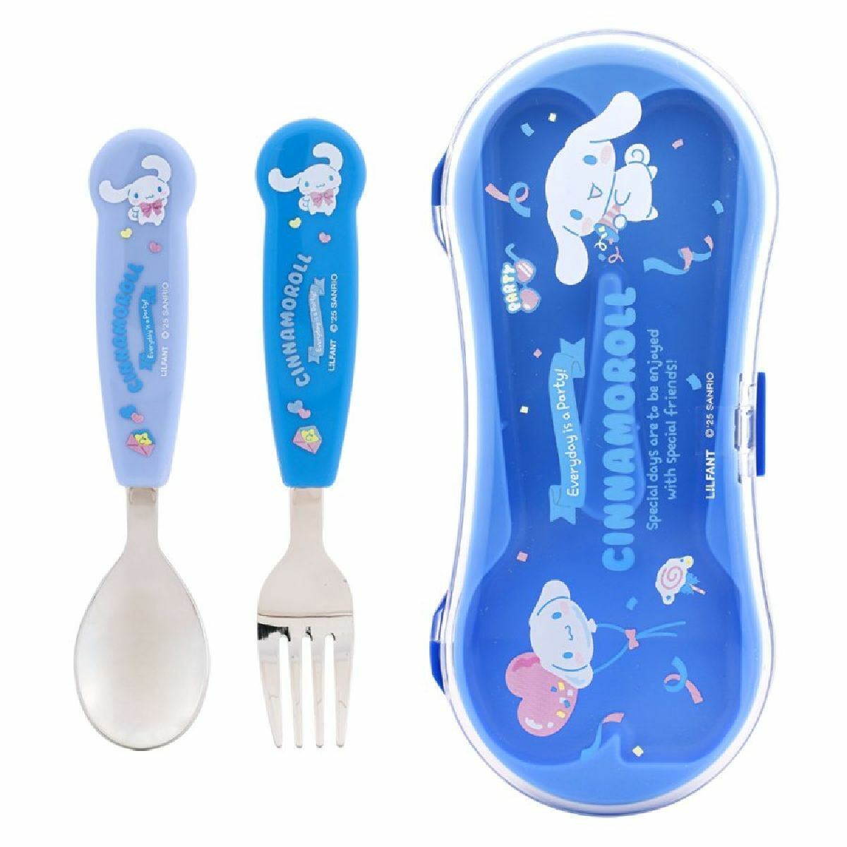 韓國 Cinnamoroll 兒童不鏽鋼餐具套裝