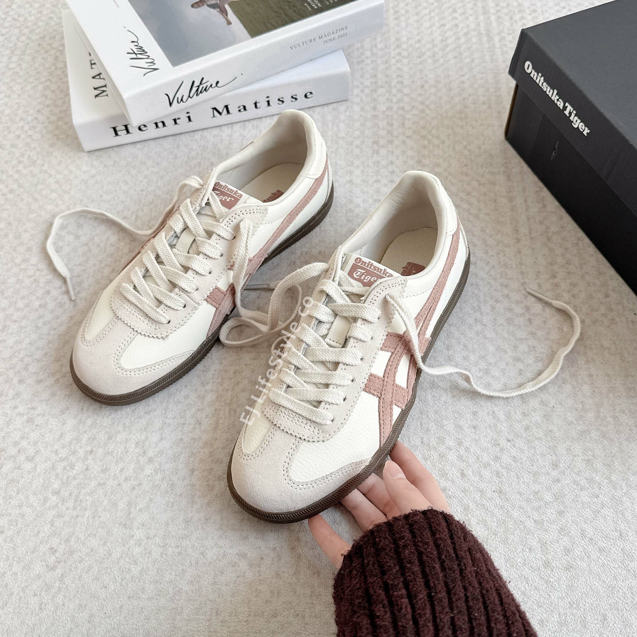 Onitsuka Tiger Tokuten 鬼塚虎 德訓鞋 焦糖底 蜜桃粉杏 灰粉 男女鞋 1183C086-103 / 現+預