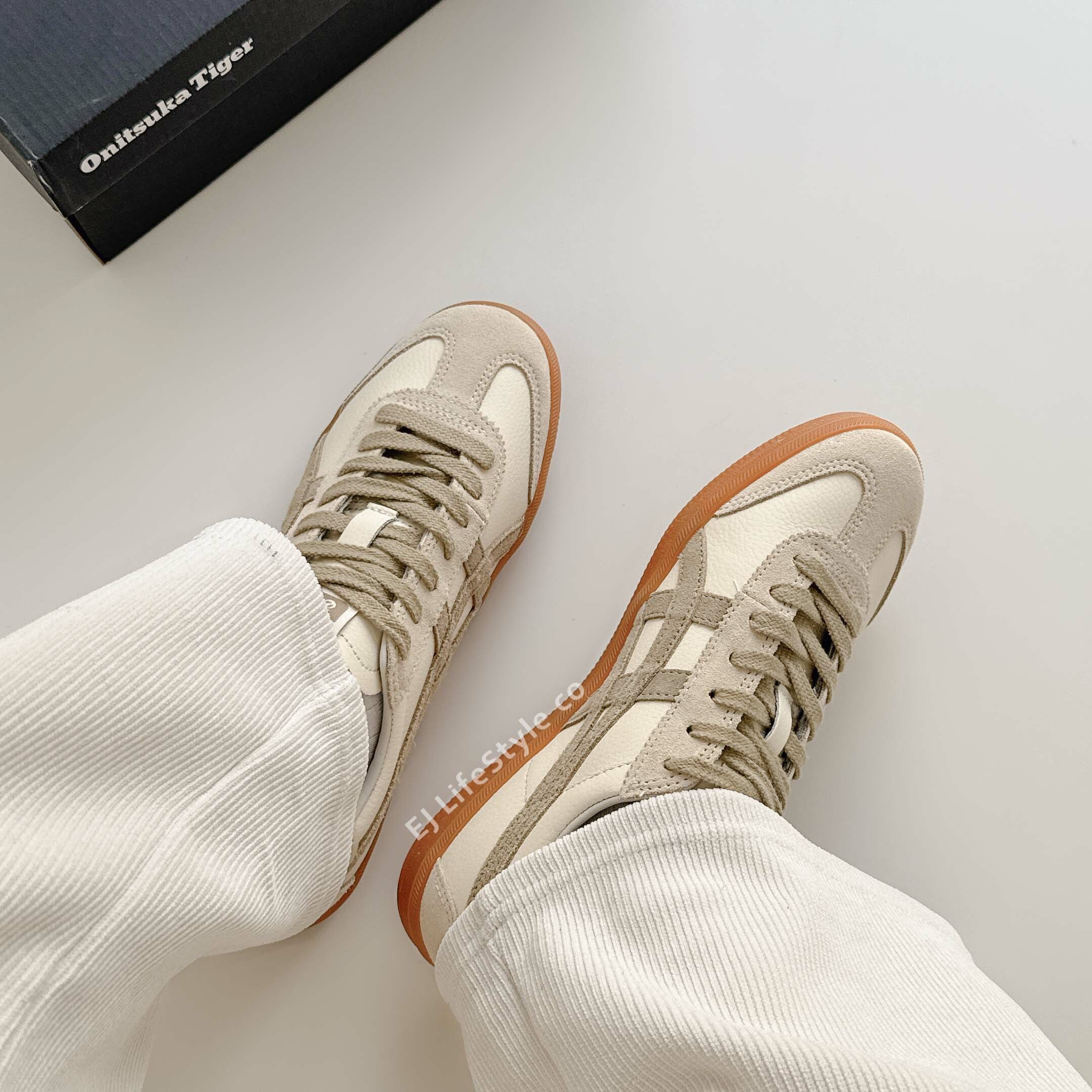 Onitsuka Tiger Tokuten 鬼塚虎 德訓鞋 焦糖底 奶油沙 米色 奶油色 男女鞋 1183C086-100 / 預購