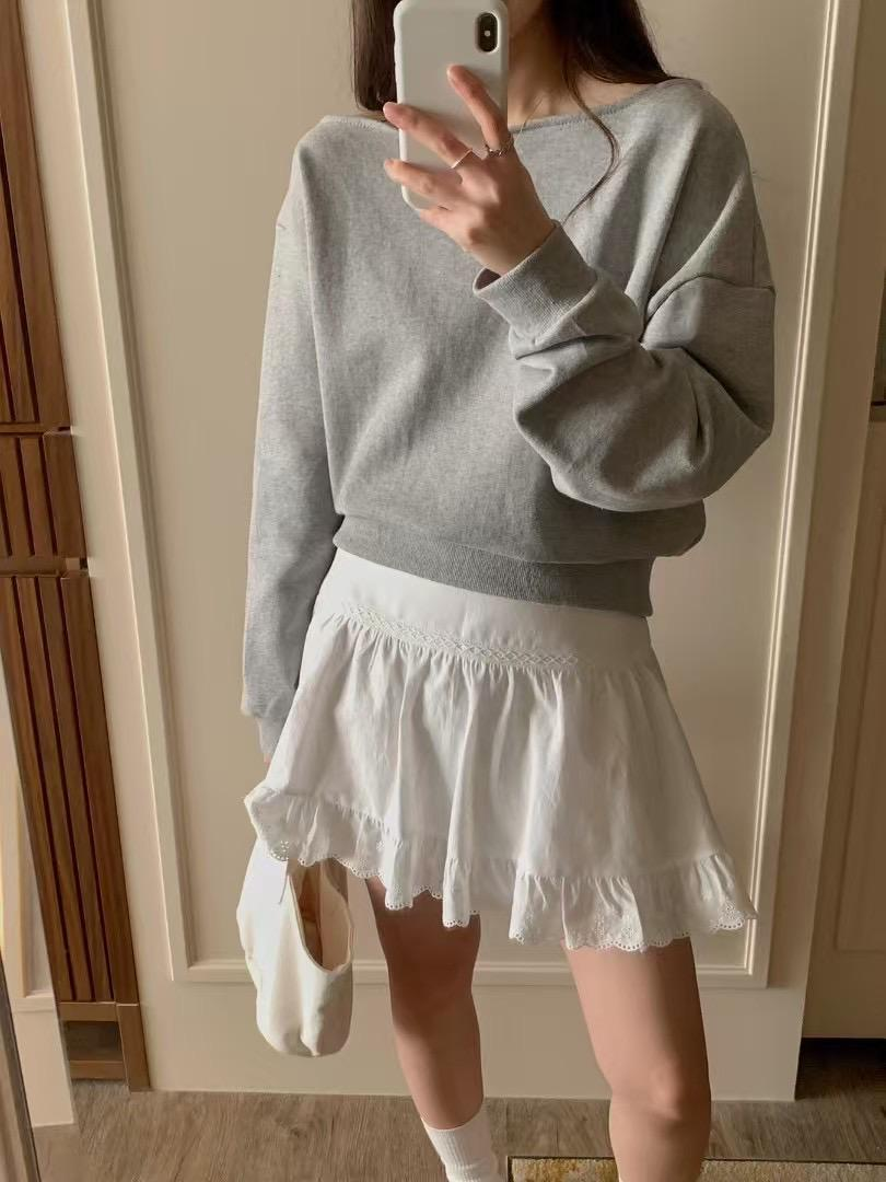 跌膊衛衣(灰色)