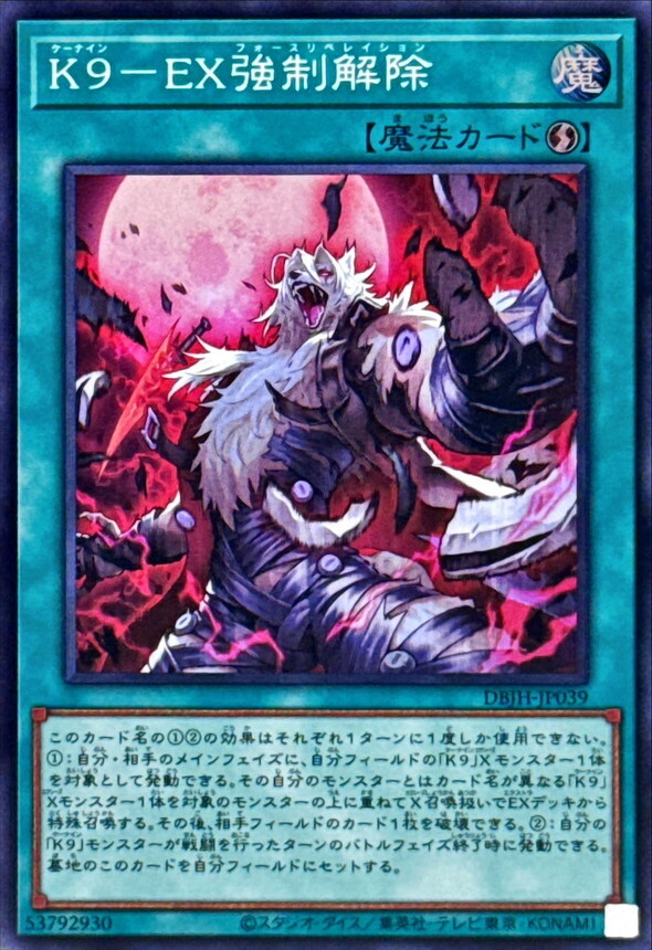 DBJH-JP039 K9EX強制解除