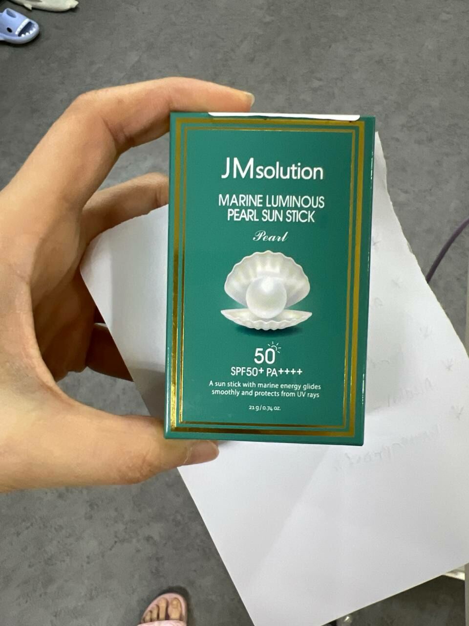 [S] BEAUTY JMSOLUTION JMSS-MP01KK2 MARINE LUMINOUS PEARL SUN STICK Pearl, 8809794734748 (SBU270)