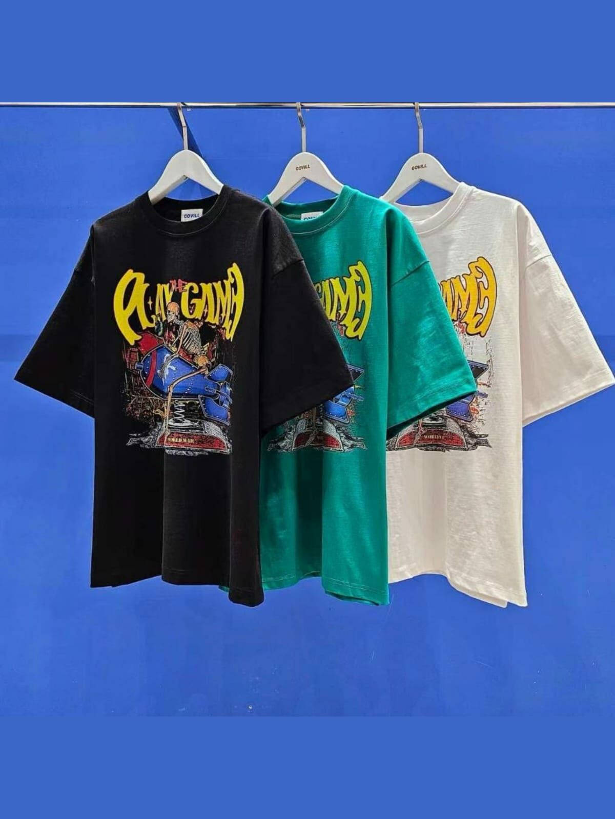 OverSize英文字短袖Tee COVILL-171T