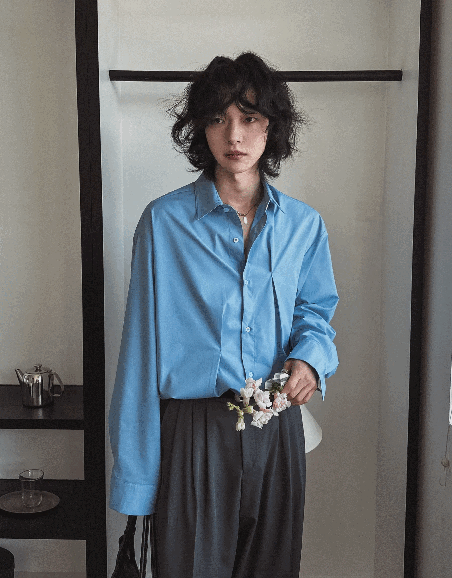 Pintuck Overfit襯衫