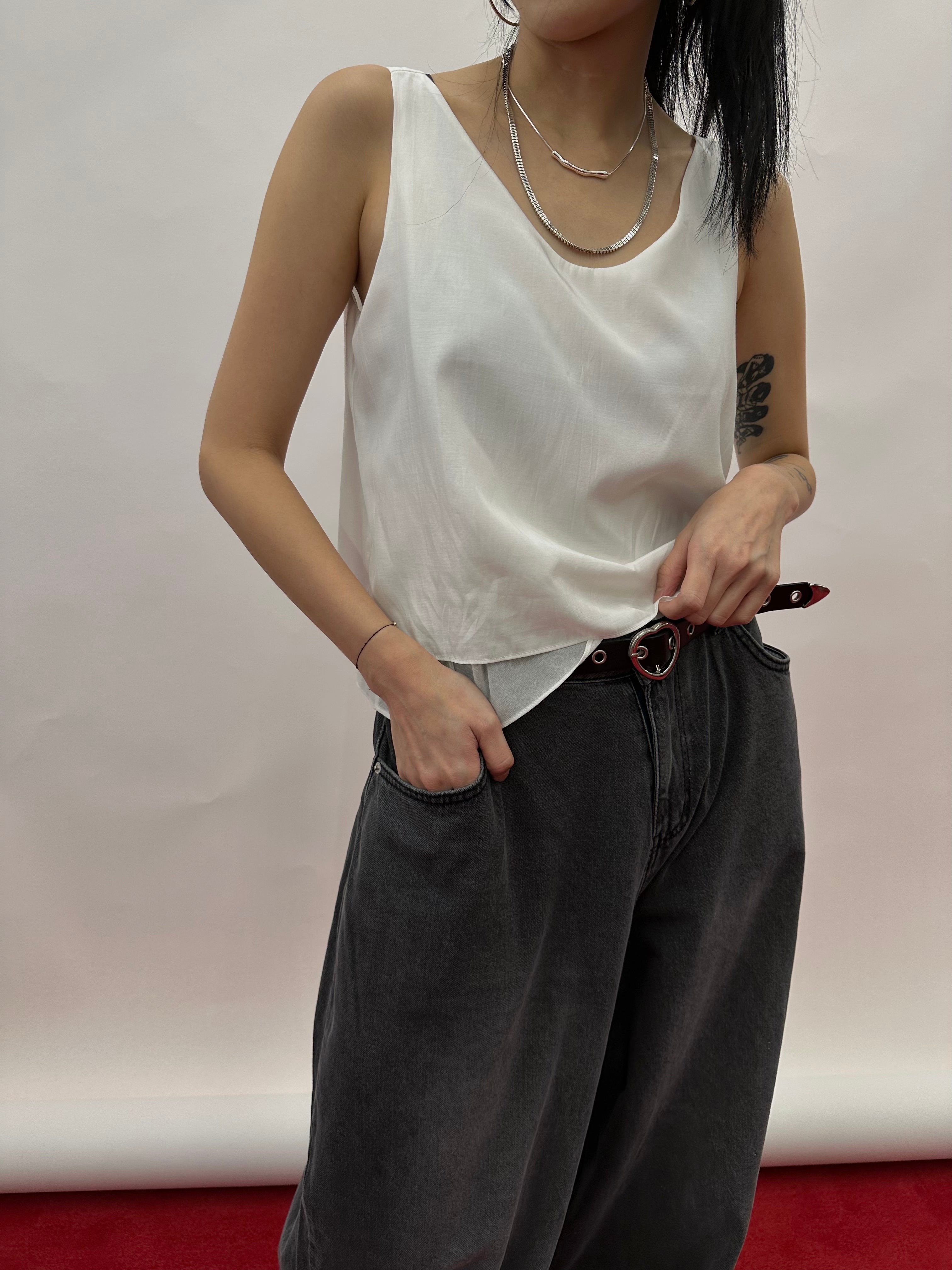 PDD archive VT064 Chiffon Layered Vest