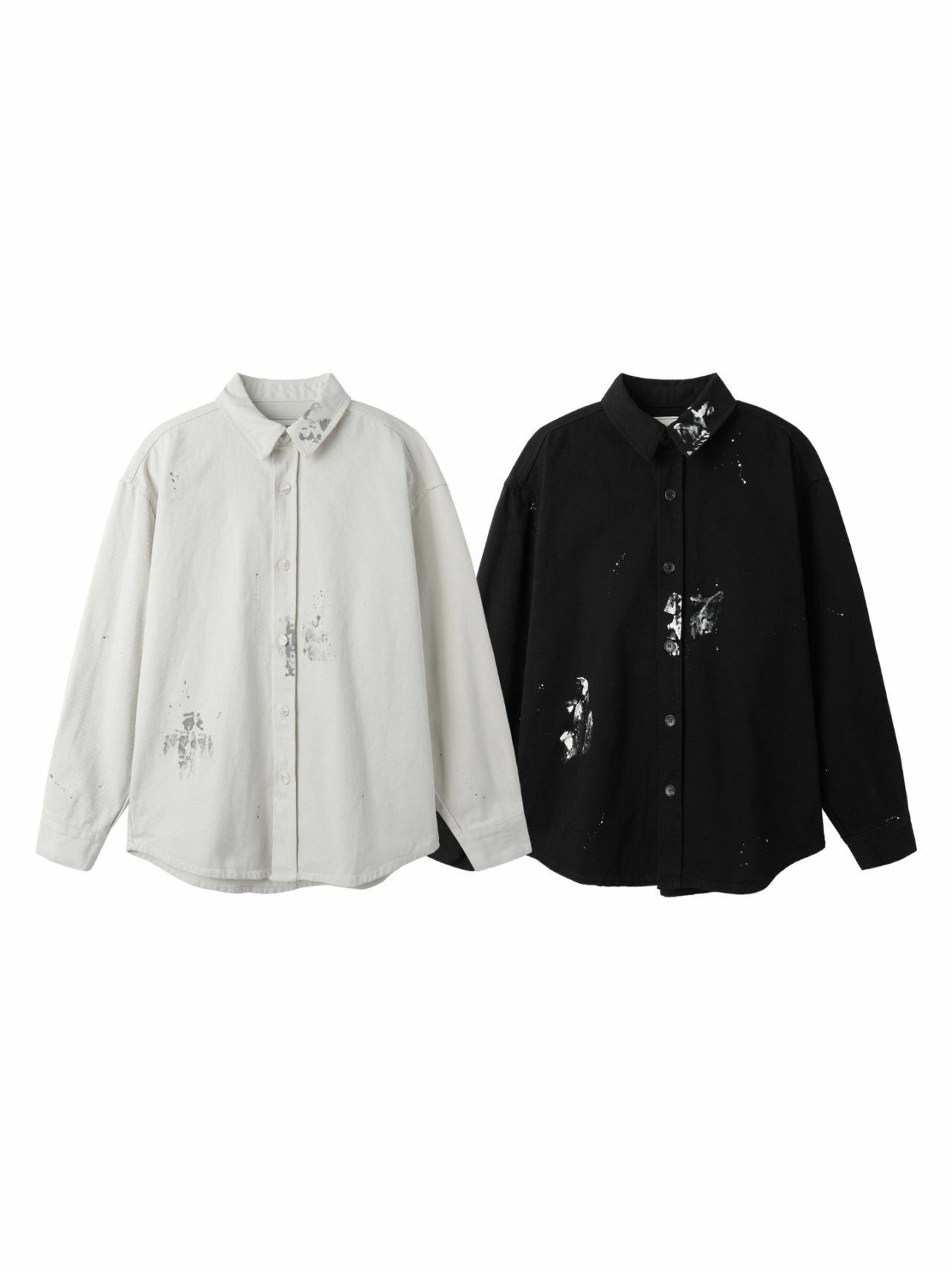 油漆長袖恤衫 VOID-082S