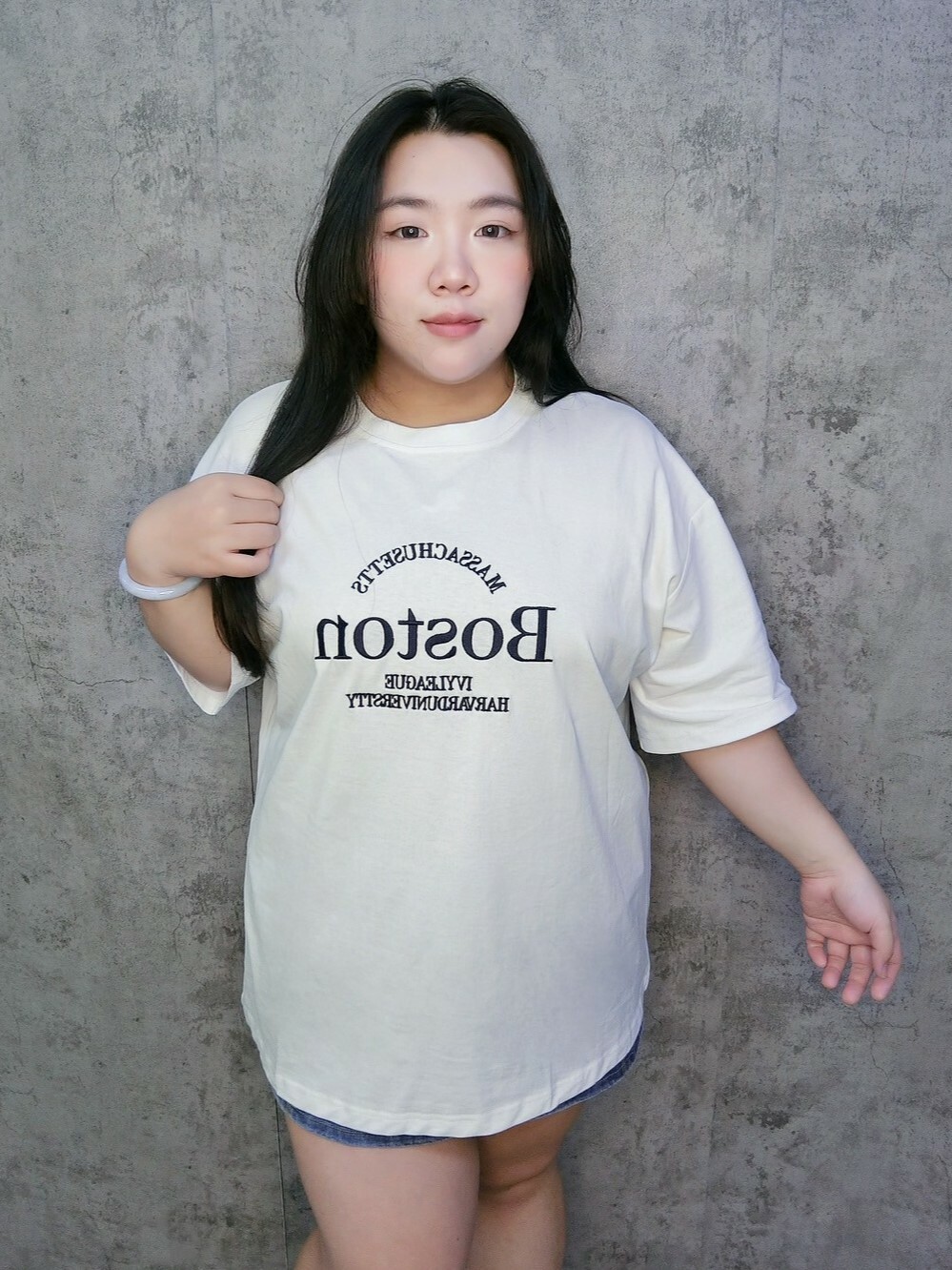 舒適潮流英文字T