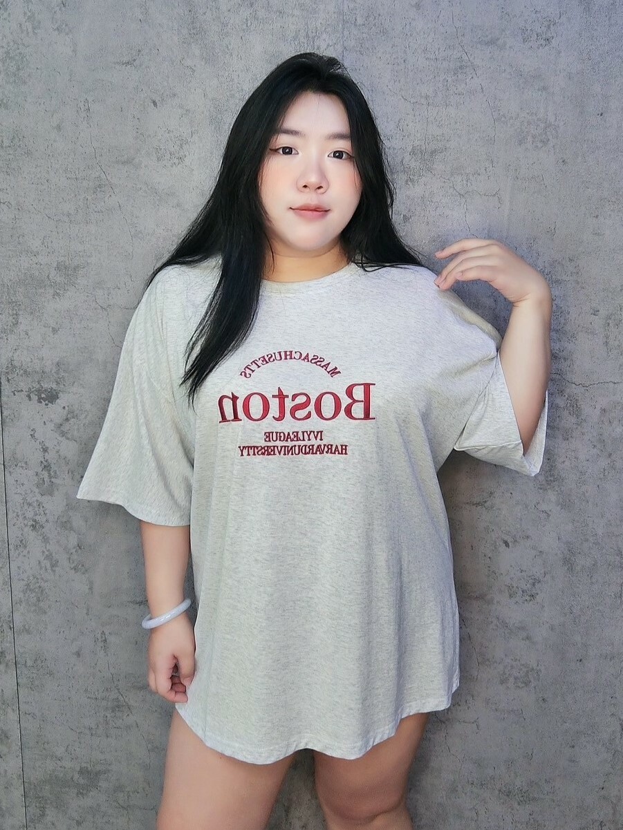 舒適潮流英文字T