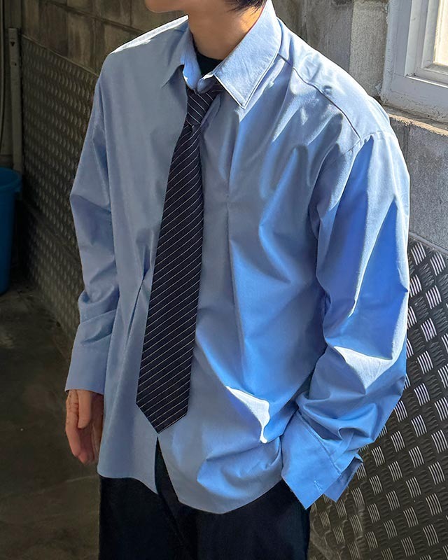 Pintuck Overfit襯衫