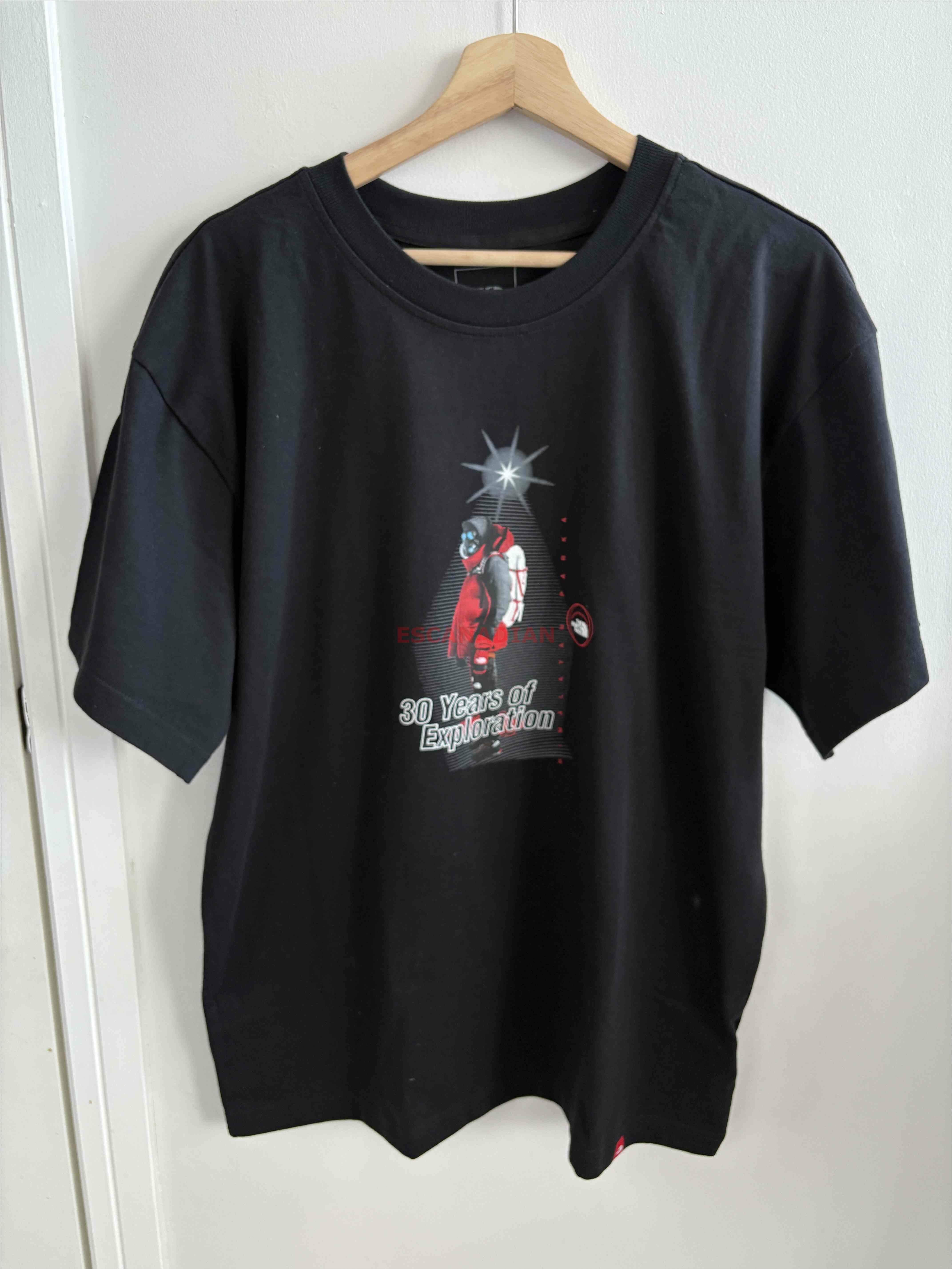 THE NORTH FACE 男大人 厚磅棉質 落肩小寬版 30年探險 短TEE