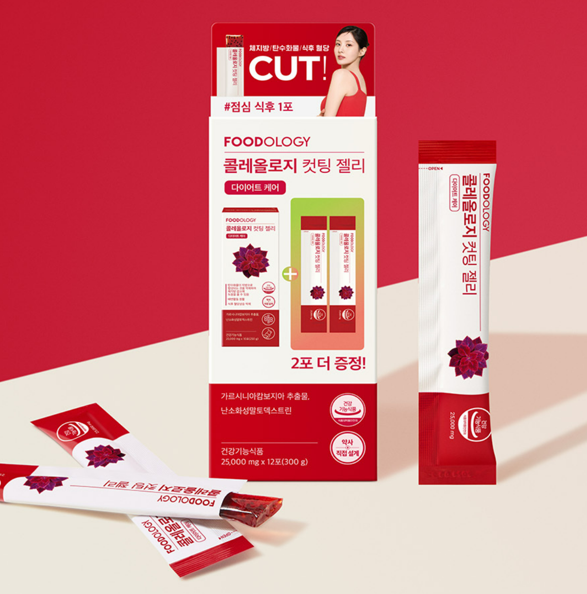 現 貨丨FOODOLOGY 藤黃果維他命營養燃脂能量啫喱條 10 條裝