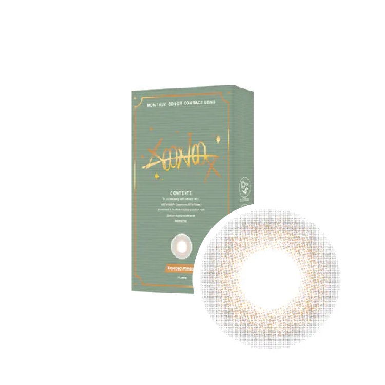 星歐XOONOOX系列彩色月拋Frosted Almond (1片)