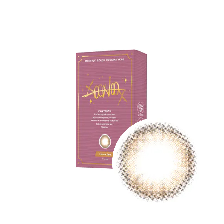 星歐XOONOOX系列彩色月拋Honey Bee (1片)