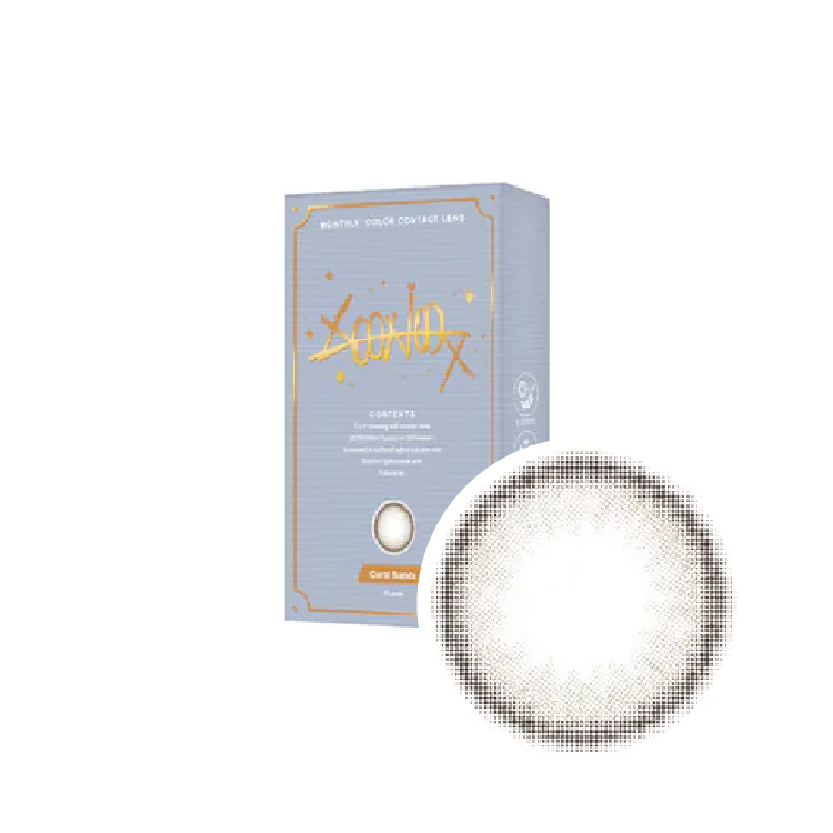 星歐XOONOOX系列彩色月拋Coral Sands (1片)