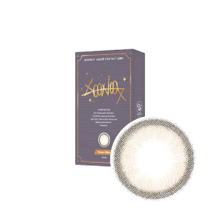 星歐XOONOOX系列彩色月拋Green Olive (1片)