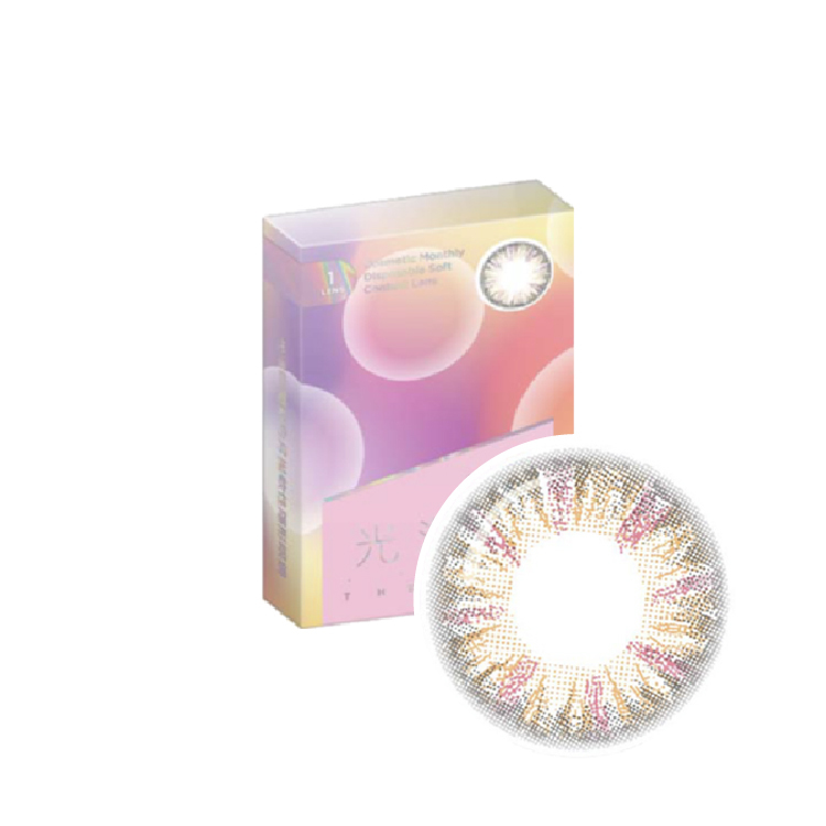 帝康光漾瞬間彩色月拋戀人粉(1片）