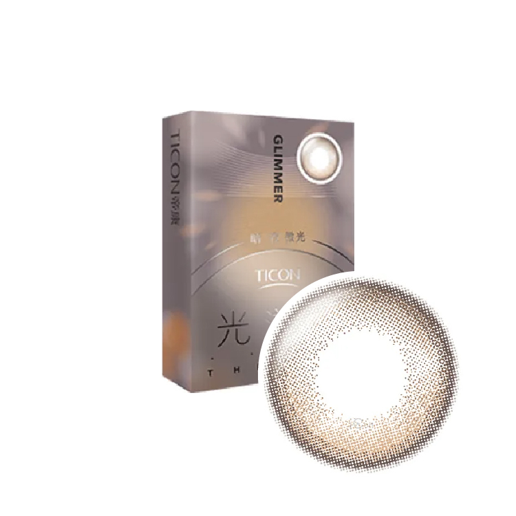 帝康光漾瞬間彩色月拋(1片)暗夜微光